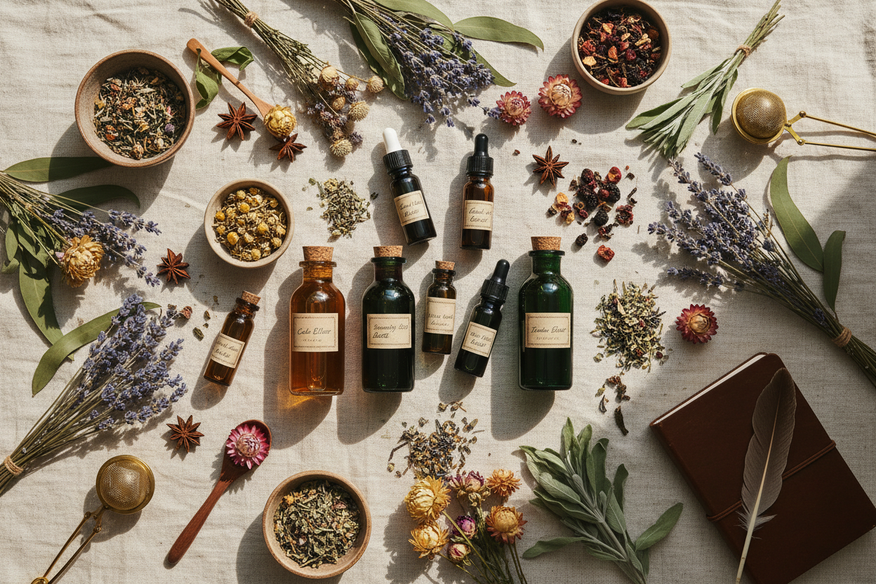 Herbal Tinctures 101: What They Are + How to Use Them🍵