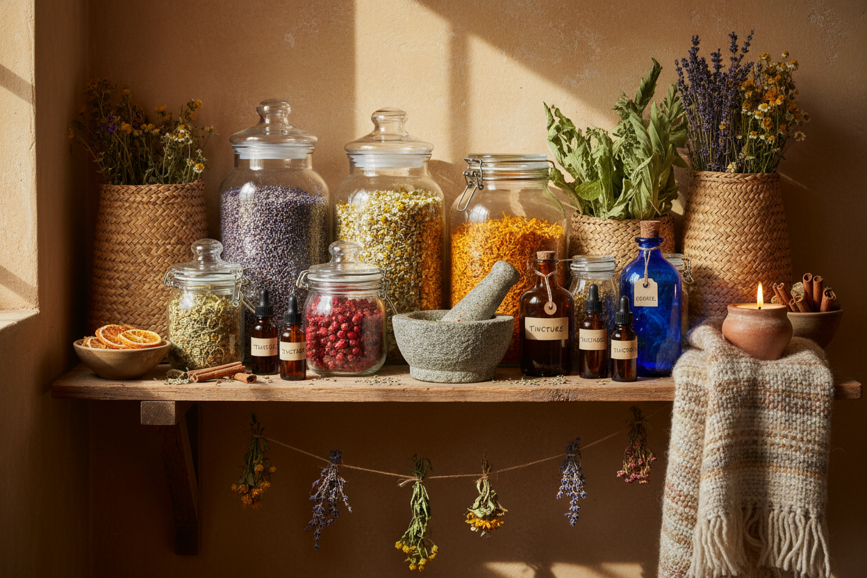 🌱 Herbs Every Home Apothecary Should Have